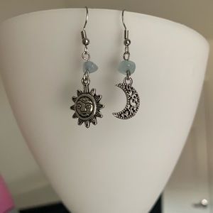 Handmade Crystal Earrings ⋆ “Solarity Blue”